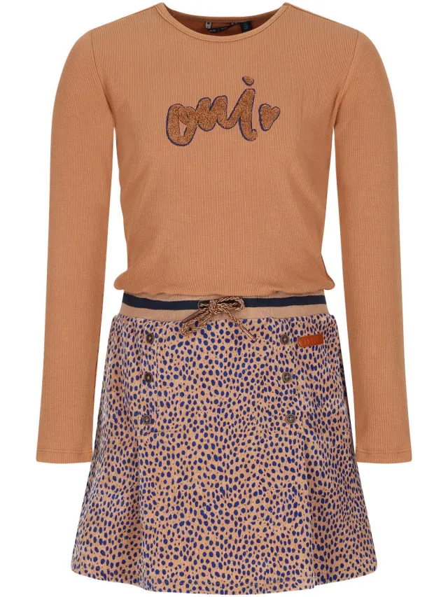 Nono Moss midi jurk blauw, foto 2