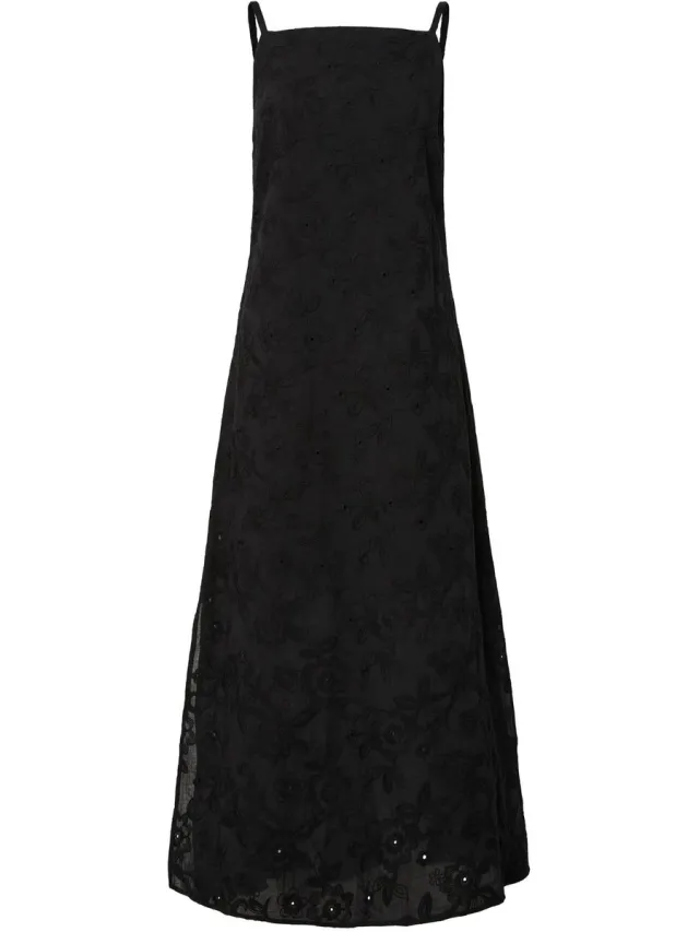 Pieces PCGINGER SL ANKLE DRESS WVN - Meisjes - Maxi jurken zwart