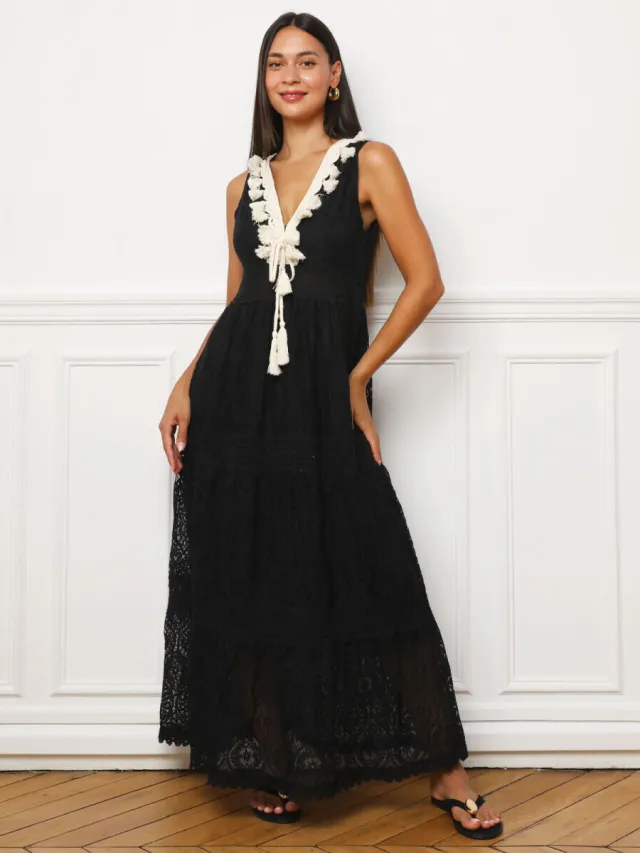 La Modeuse Jurk La Modeuse 79270_P188644 Zwart