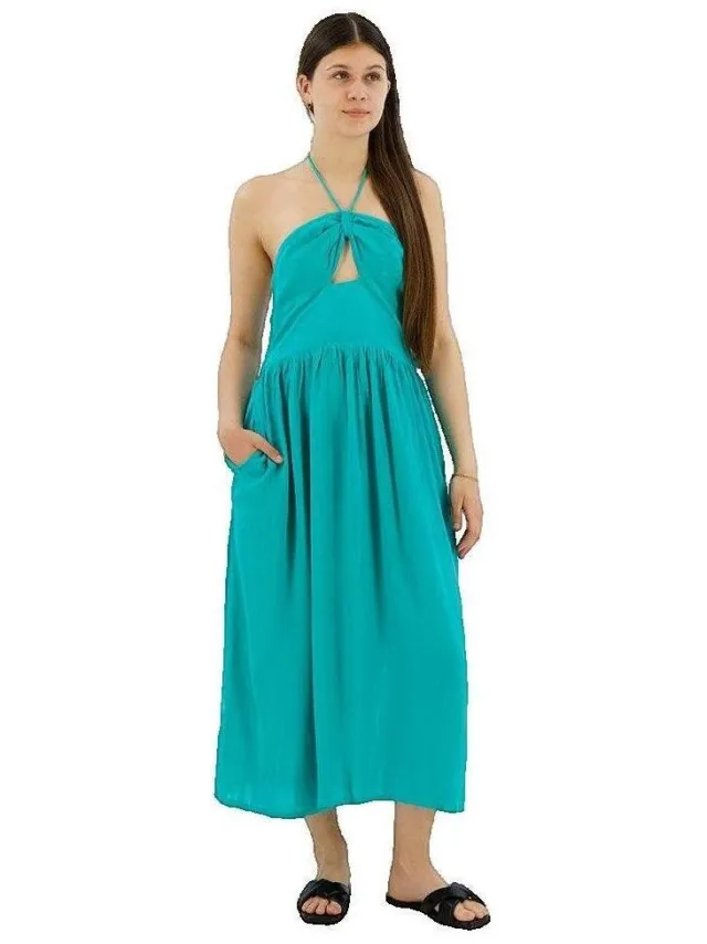 Superdry Lange Jurk Superdry Robe Midi Sans Manches Cut Out