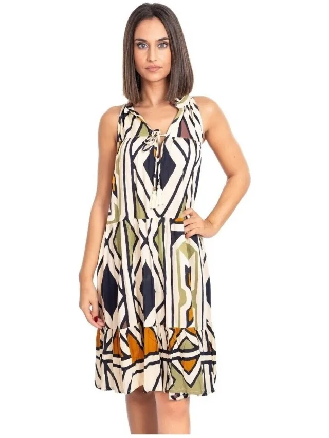 Isla Bonita By Sigris Korte Jurk Isla Bonita By Sigris Korte Jurk Bruin