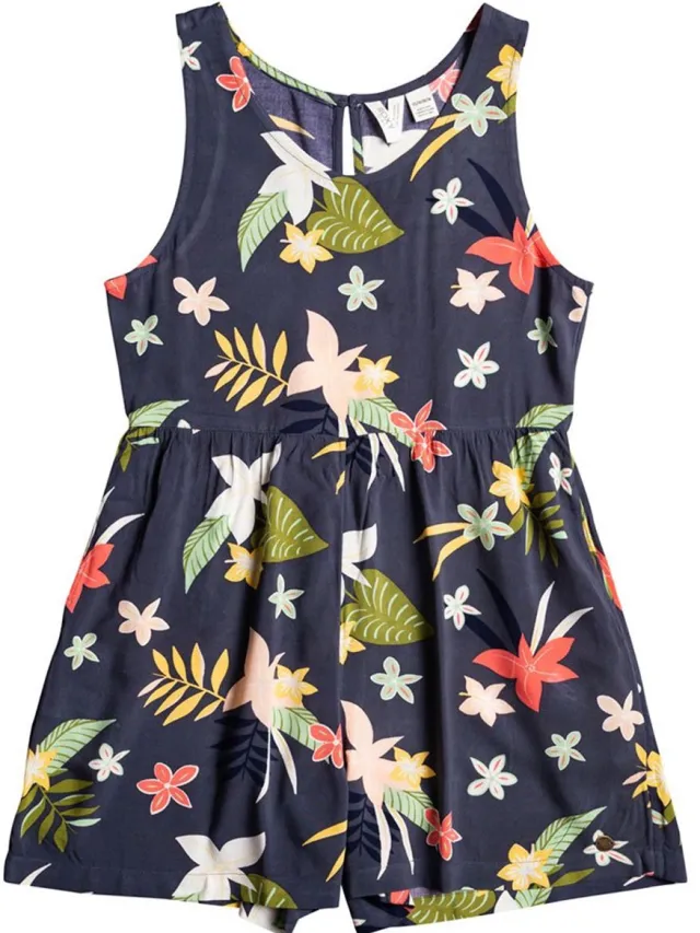 Roxy In The Mountain Mouwloze Jurk Blauw 16 Years Meisje Mood Indigo Alma Apparel