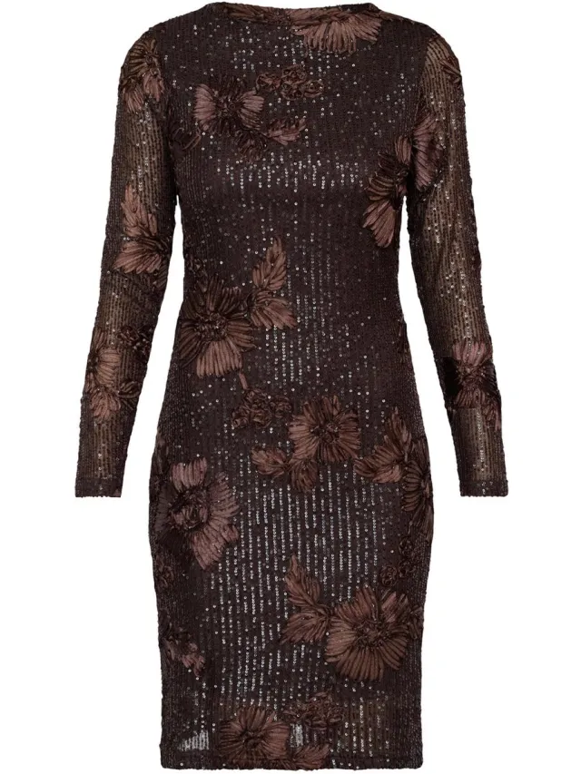 Sisters Point Jurk Sis Glam Dr 19705 Brown Sequeen Dames Maat Bruin