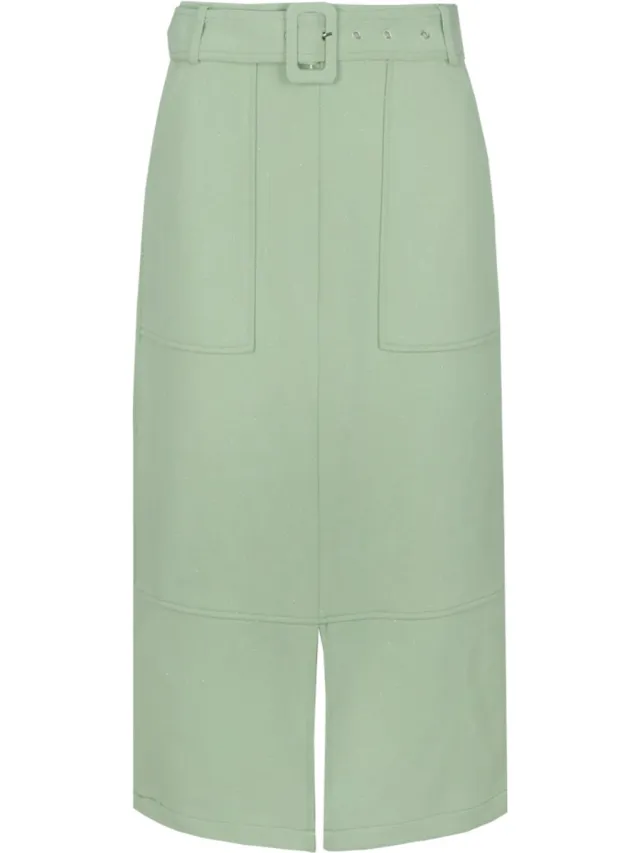 G-Maxx Charli Skirt Light Moss - Maat : Licht mosgroen