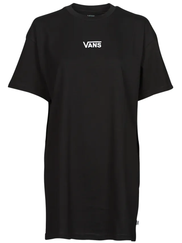 Vans Korte Jurk Vans CENTER VEE TEE DRESS Zwart