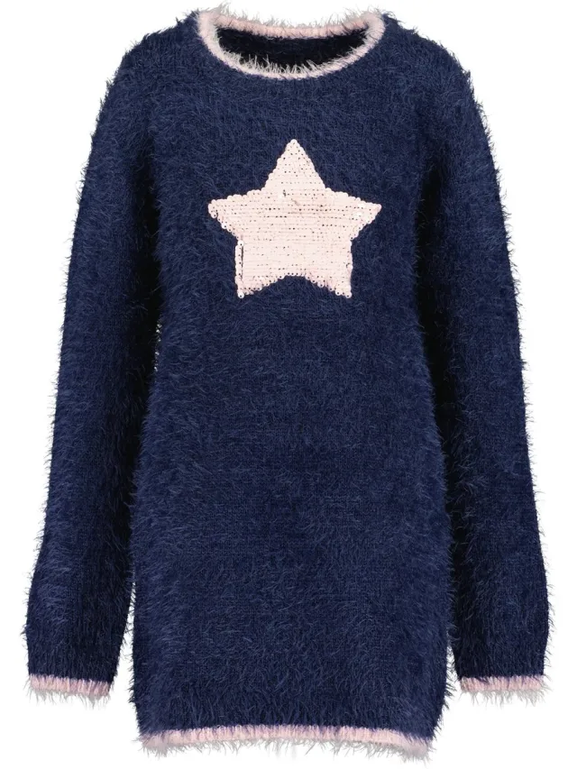 Blue Seven Jurk - Navy
