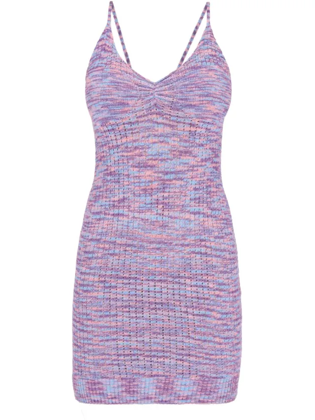 MyMo jurk blauw veelkleurig