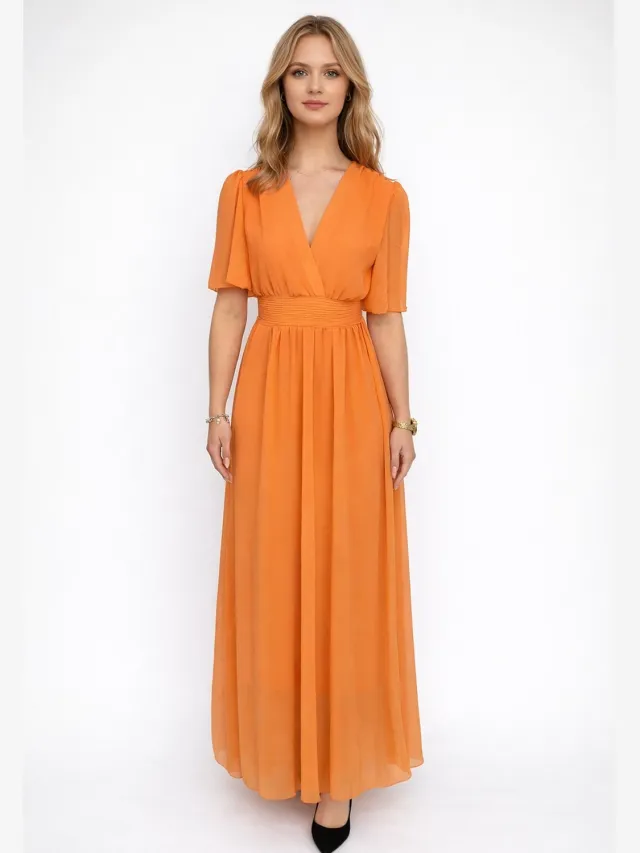 Elara Freizeitkleid Orange
