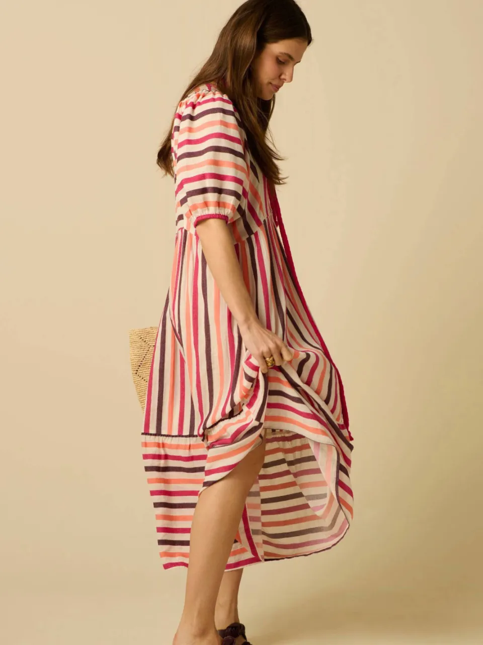 Sissy-Boy gestreepte maxi jurk - meerkleurig multicolor, foto 5