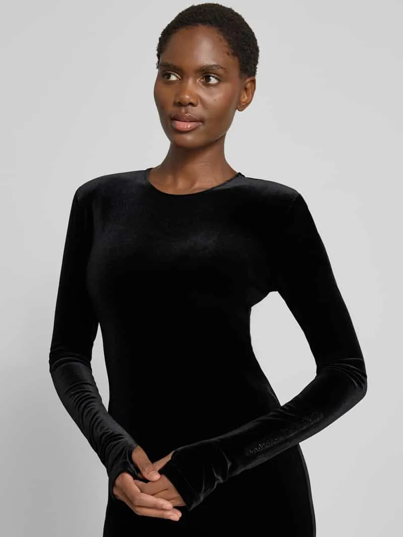 Armani Exchange Mini-jurk met ronde hals zwart, foto 4
