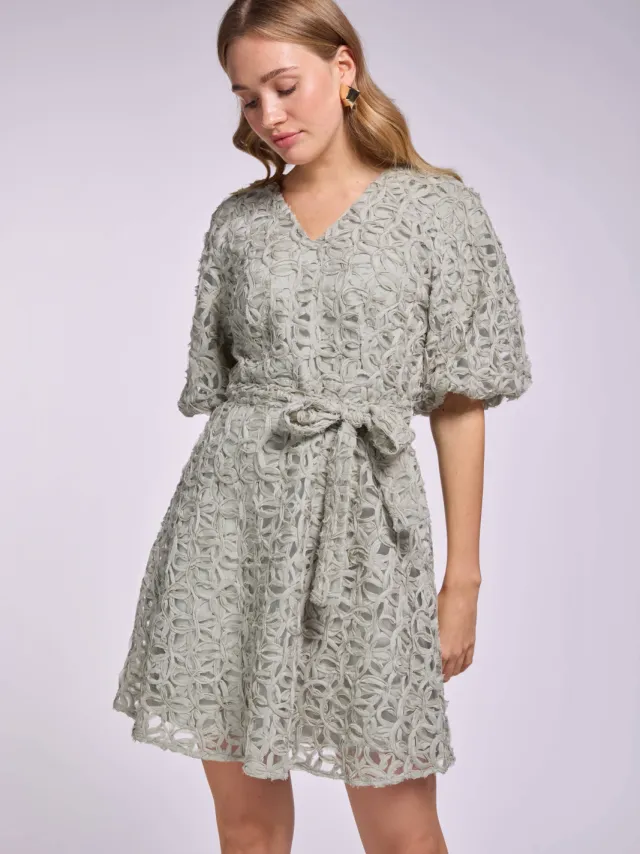 Freebird mini jurk groen