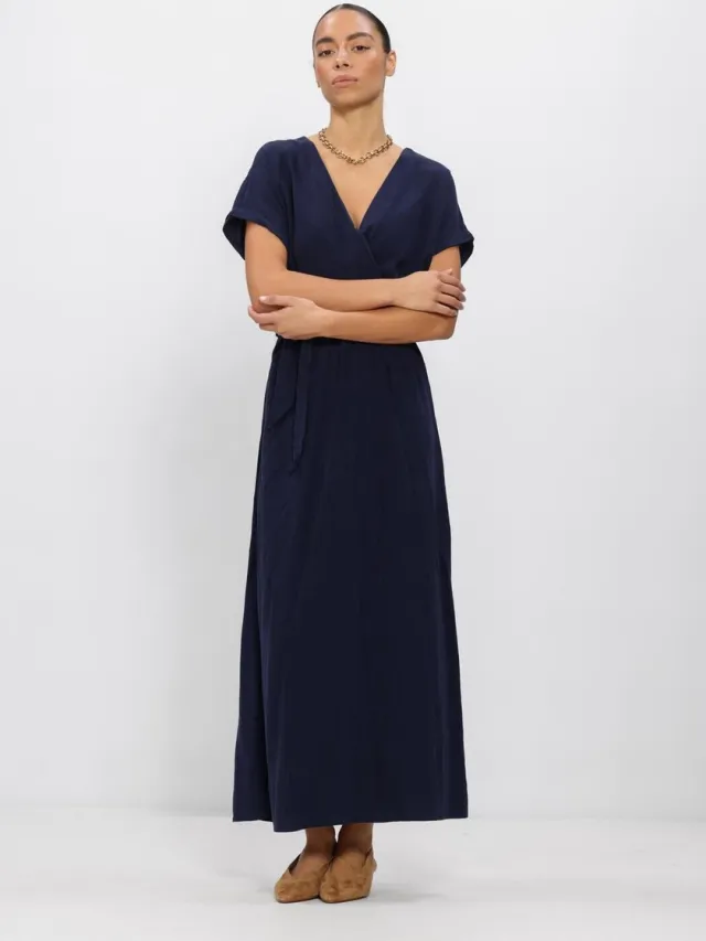 Grace & Mila Ss26110005 Dames - Jurk - Donkerblauw