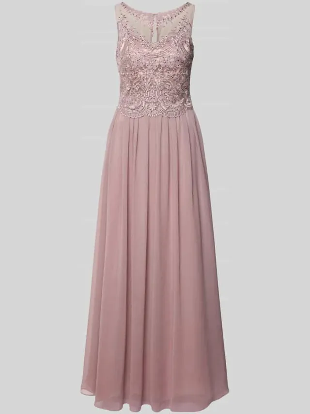 Mascara Midi-jurk met siergarnering mauve, foto 2