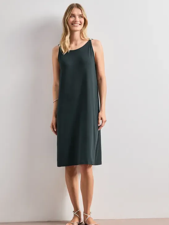 Street One Knielange jurk met gespdetail Groen