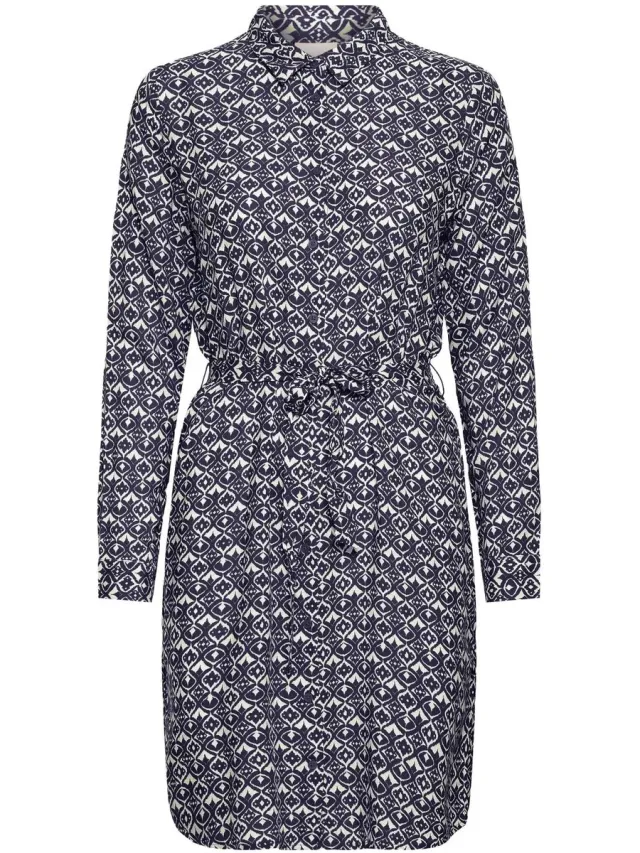Dameshemdjurk Ichi Vimse patriotblauw