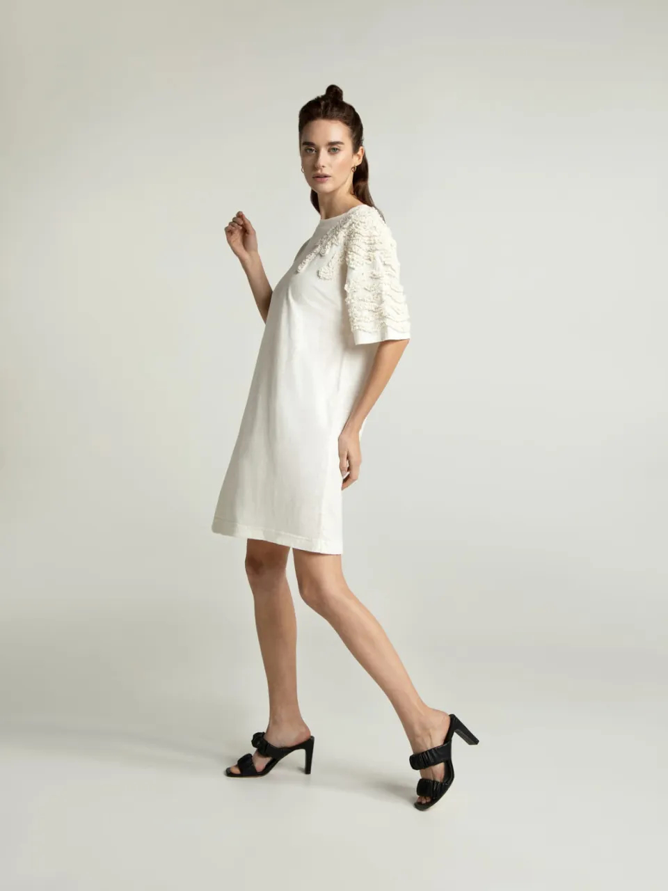 Lovjoi dames vegan Jurk Elouise White Birch, foto 2
