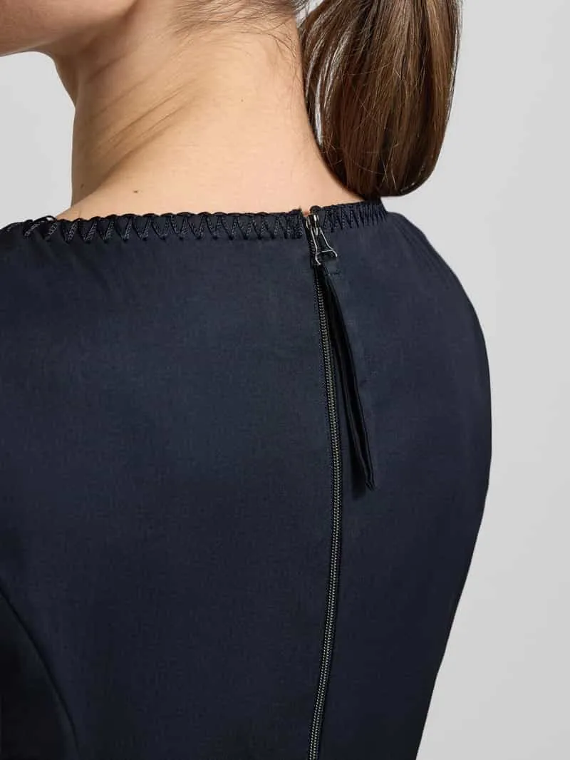 ROBE LÉGÈRE Midi-jurk met Ronde hals marineblauw, foto 4