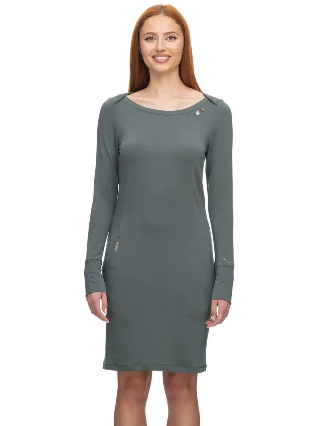 Ragwear Damesjurk Ragwear Riverr dennengroen