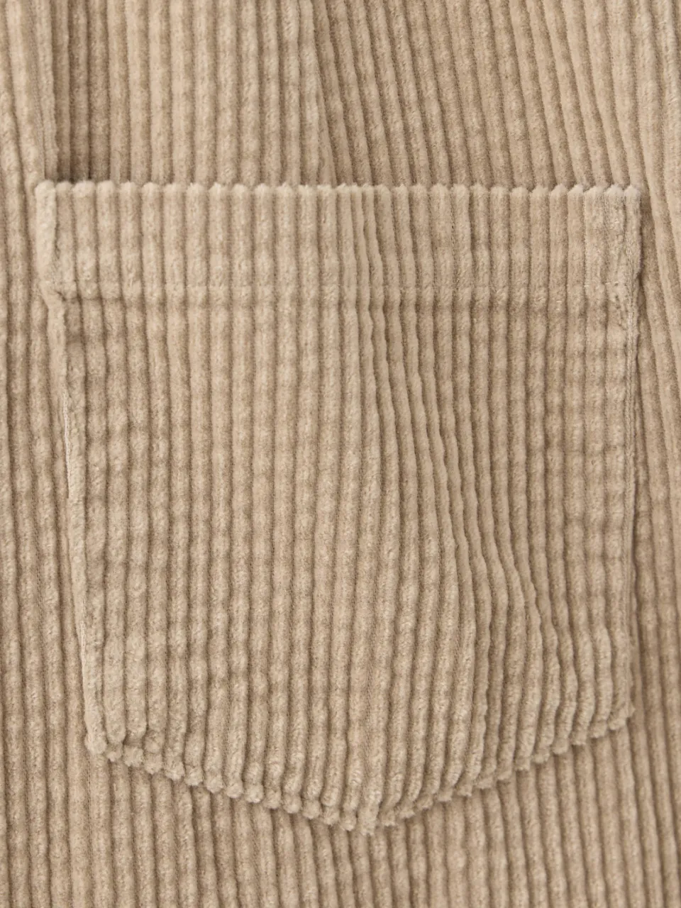 Mango Kids korte corduroy overgooier beige, foto 5