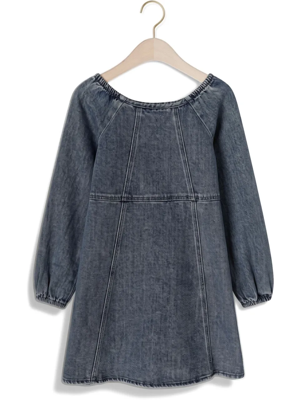 Lil' Atelier Meisjes Jurken Nmfobello Ls Loose Dnm Dress 1144-se Lil - Blauw, foto 2