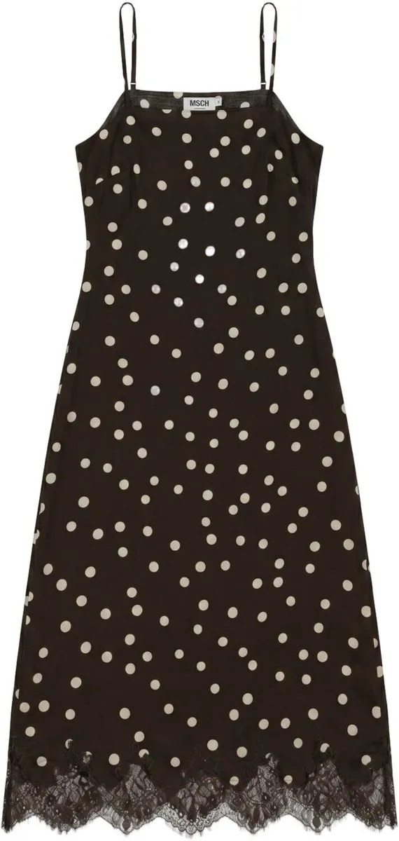 MSCH Copenhagen Mschjionna Irida Strap Dress Dames - Jurk - Donkergroen