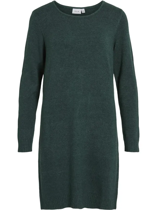 Vila VIRIL L/S KNIT DRESS - NOOS - Dames - Mini jurken Ponderosa Pine