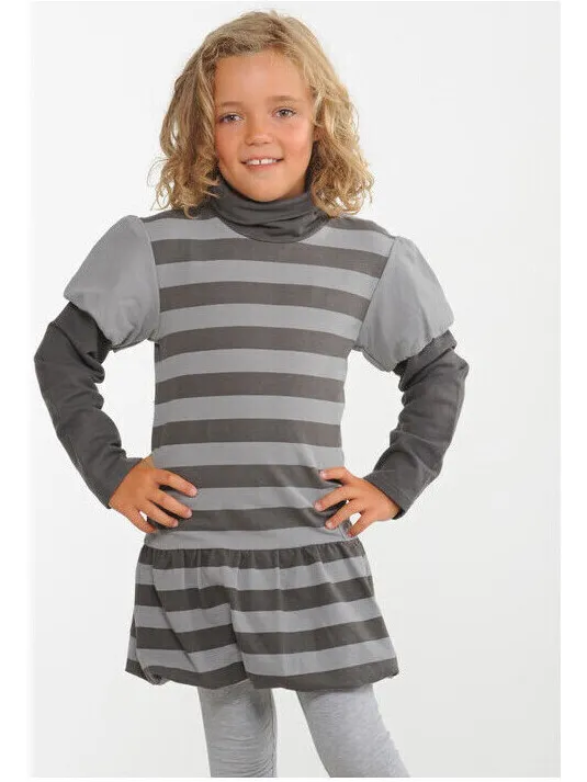 Miss Girly Jurk Miss Girly Robe fille FARIMA Grijs