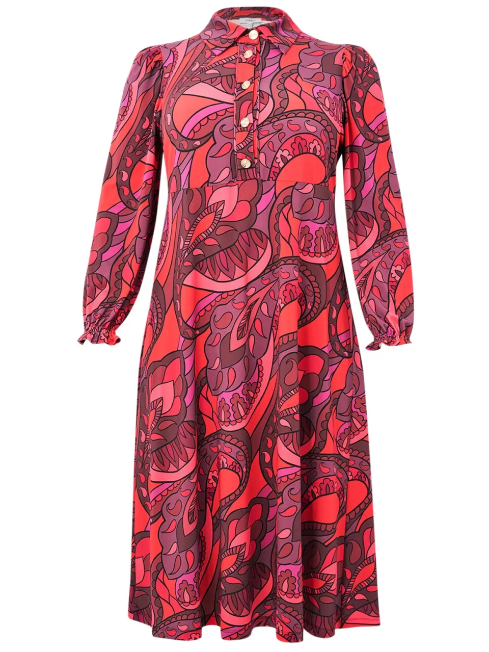 Yoek Jurk GLORIA | Rood, foto 3