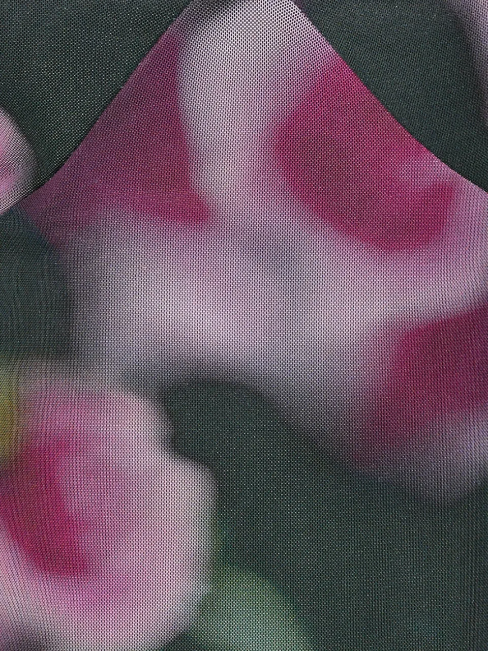 Yours London Groene Mesh Tea Dress Met Bloemenprint, foto 4
