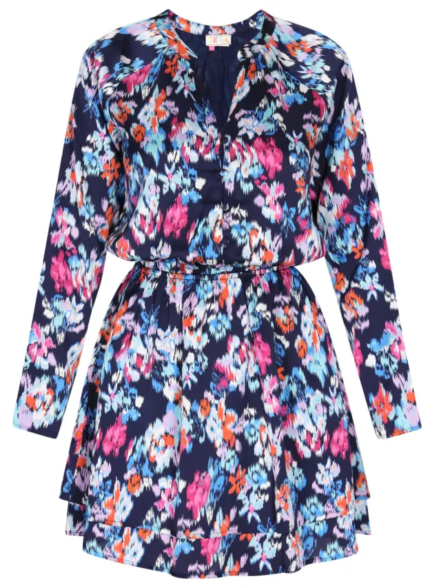 IZIA Jurk Dames Blauw Veelkleurig, foto 2