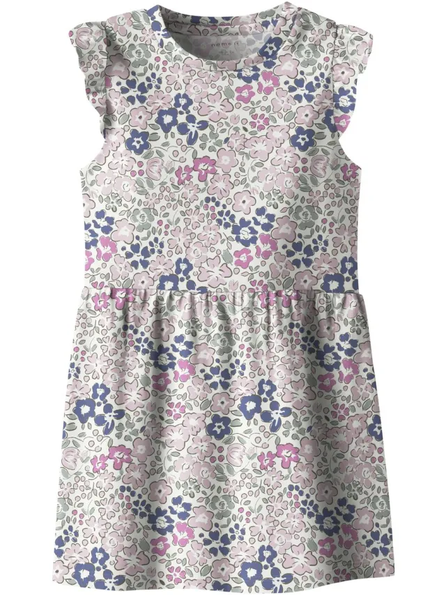 NAME IT Jurk Biologisch katoen Cloud Dancer