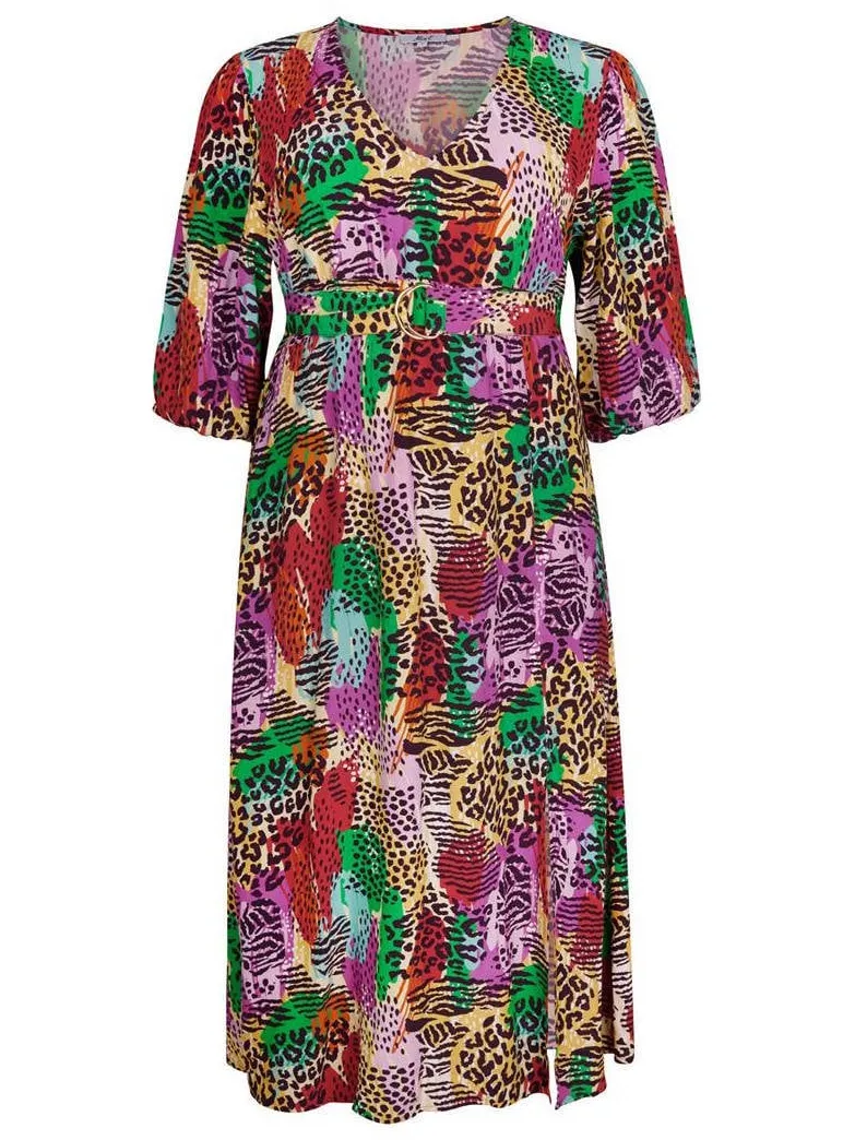 Miss Etam Plus zomerjurk multi, foto 2