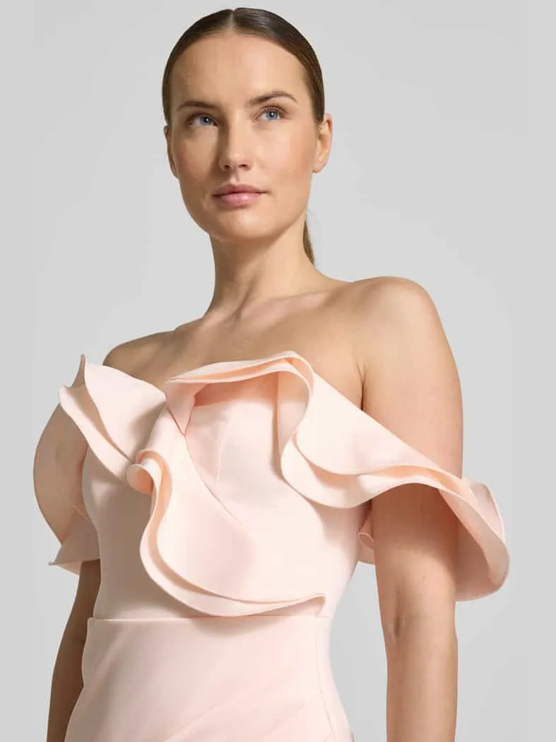 Lipsy slim fit midi-jurk met loopsplit roze, foto 5
