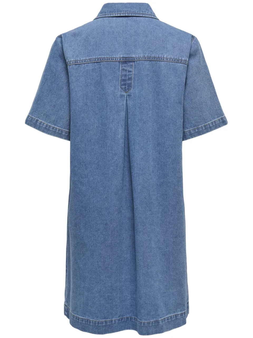 Only spijkerjurk gebreid medium blue denim, foto 2