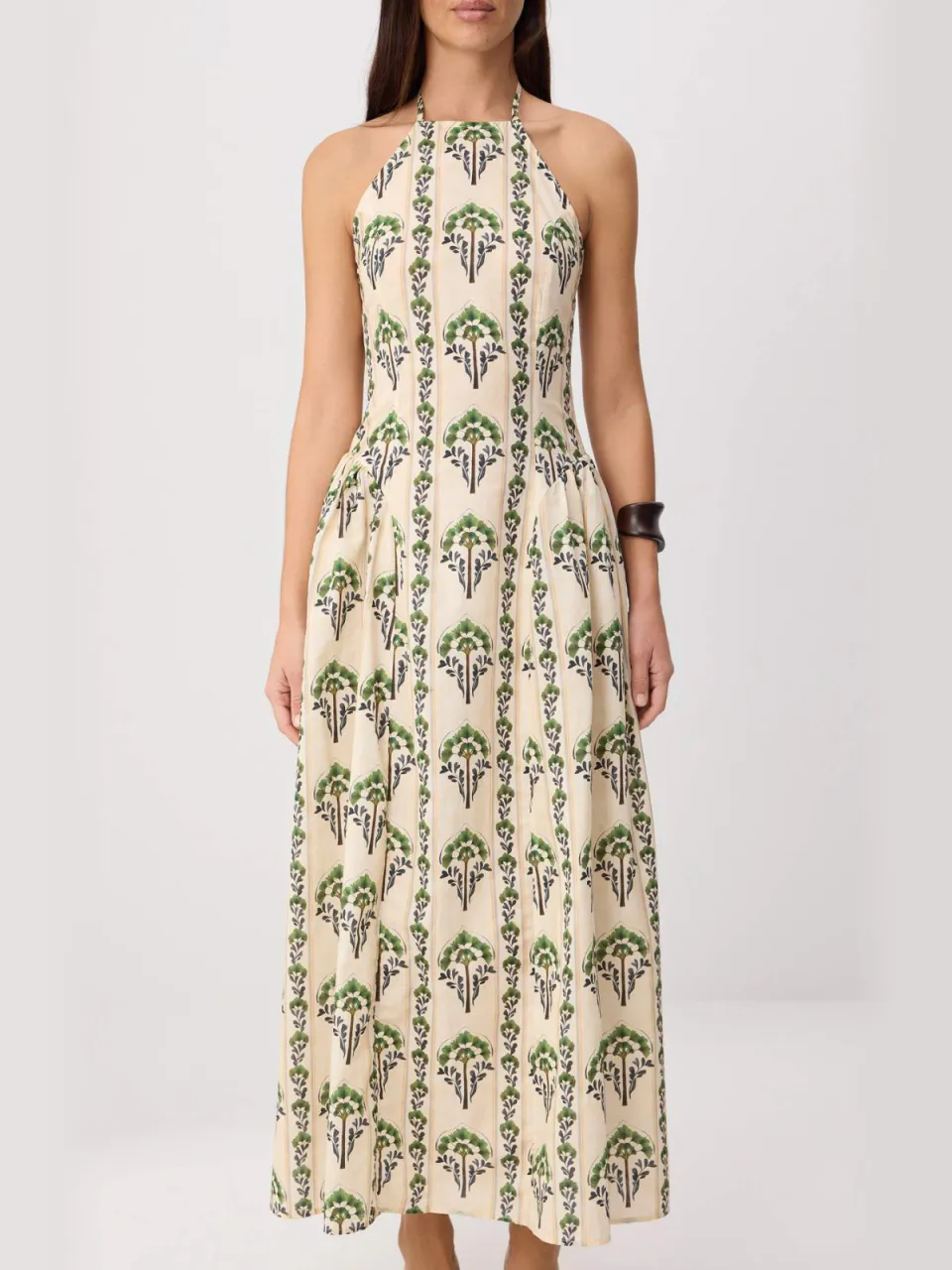 Trendyol TRENDYOLMİLLA Dames Meerkleurig Paisley Maxi Mouwloos Skater Jurken veelkleurig, foto 2
