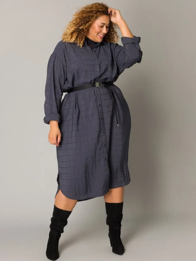 Yesta jurk Nadia 130 cm Blue Grey