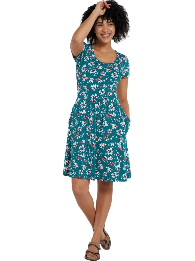 Mountain Warehouse Dames/Dames Orchid UV-bescherming Midi Dress (Teal) Petrol