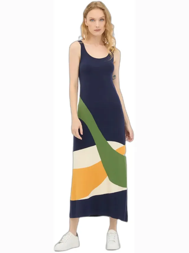 Ragwear Damesjurk Ragwear Liassa Block geel
