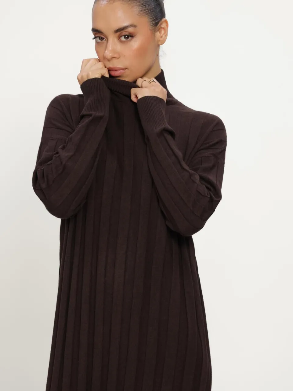 INWEAR Dames Jurken Tessiw Kellsie Dress - Bruin, foto 3