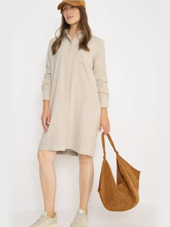 cecil Corduroy jurk beige, foto 2