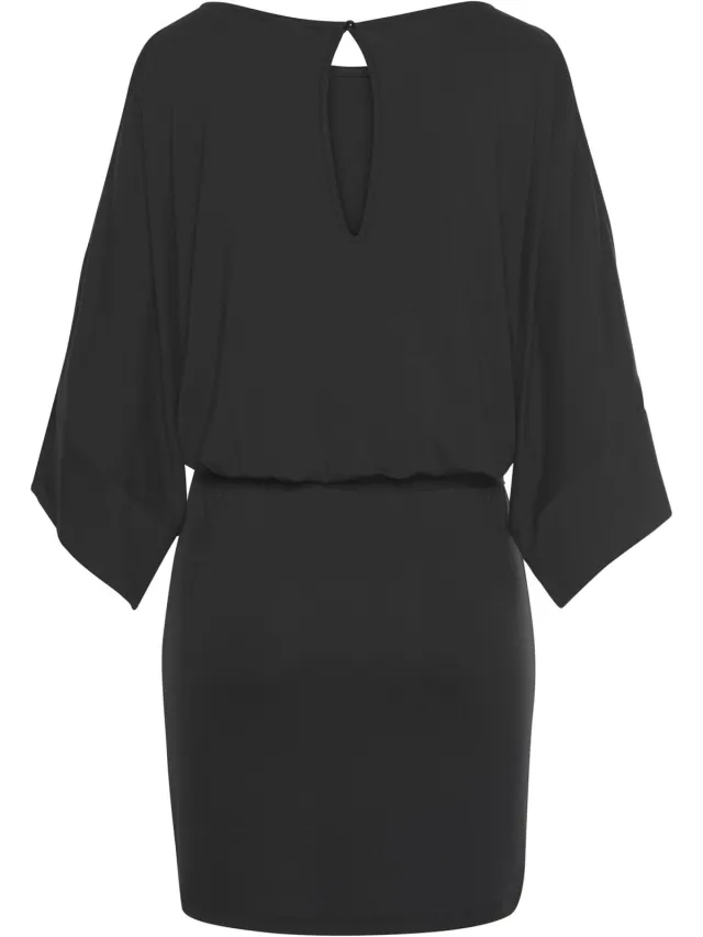 Jersey jurk zwart, foto 2