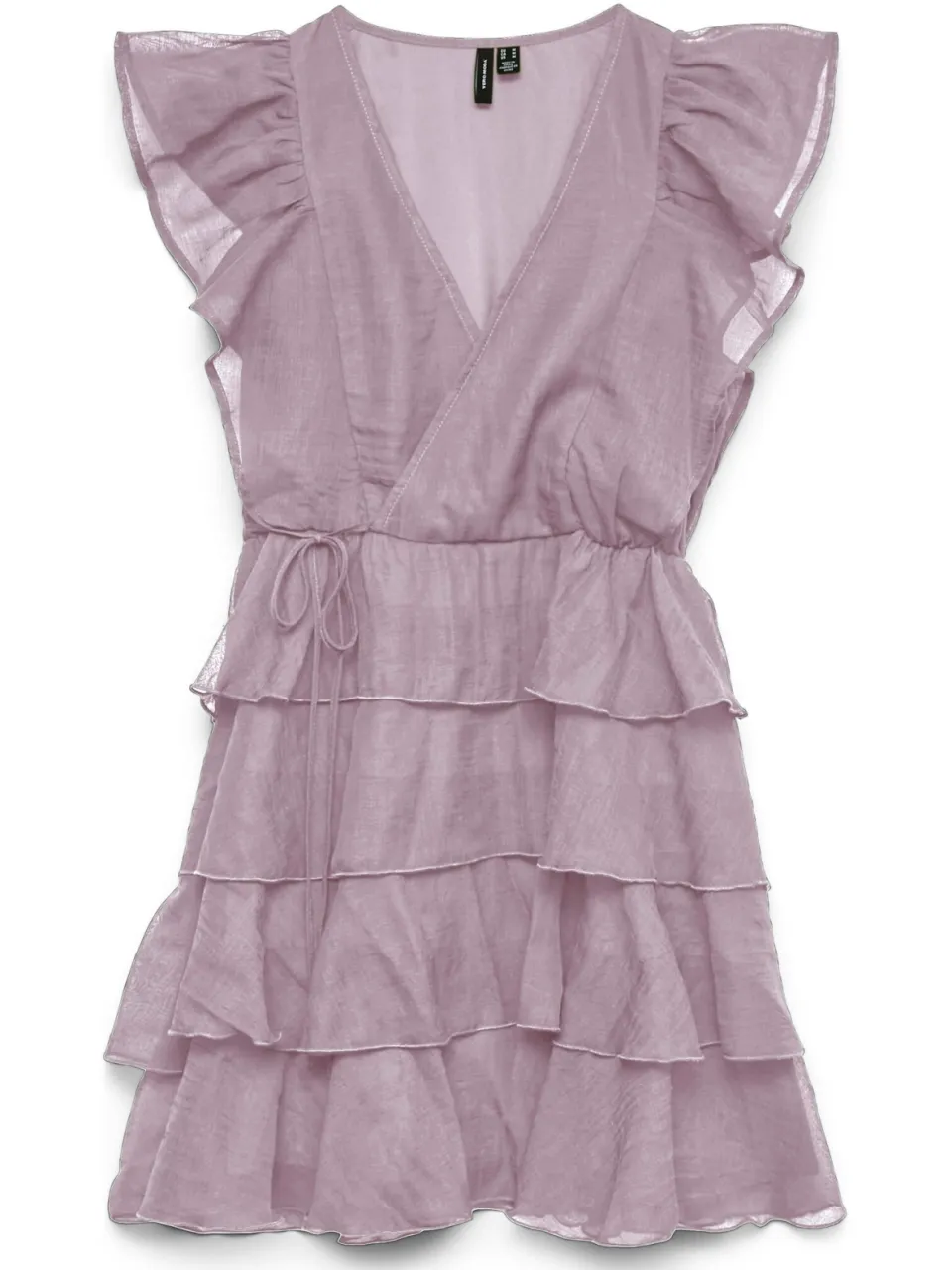 Vero Moda mini jurk met ruches - lila, foto 2