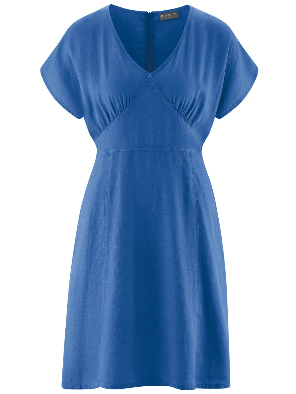 HempAge dames vegan Jurk Refined Summer Koningsblauw blauw, foto 2