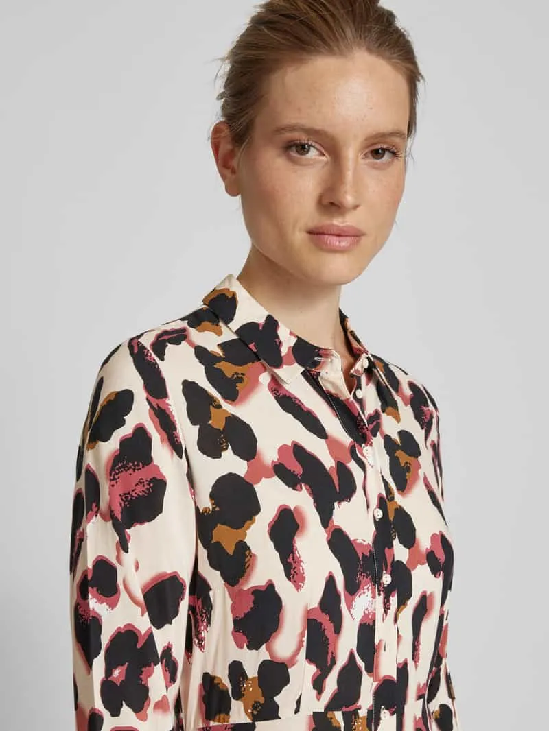 Yas Overhemdjurk van viscose met knoopsluiting zwart, foto 5