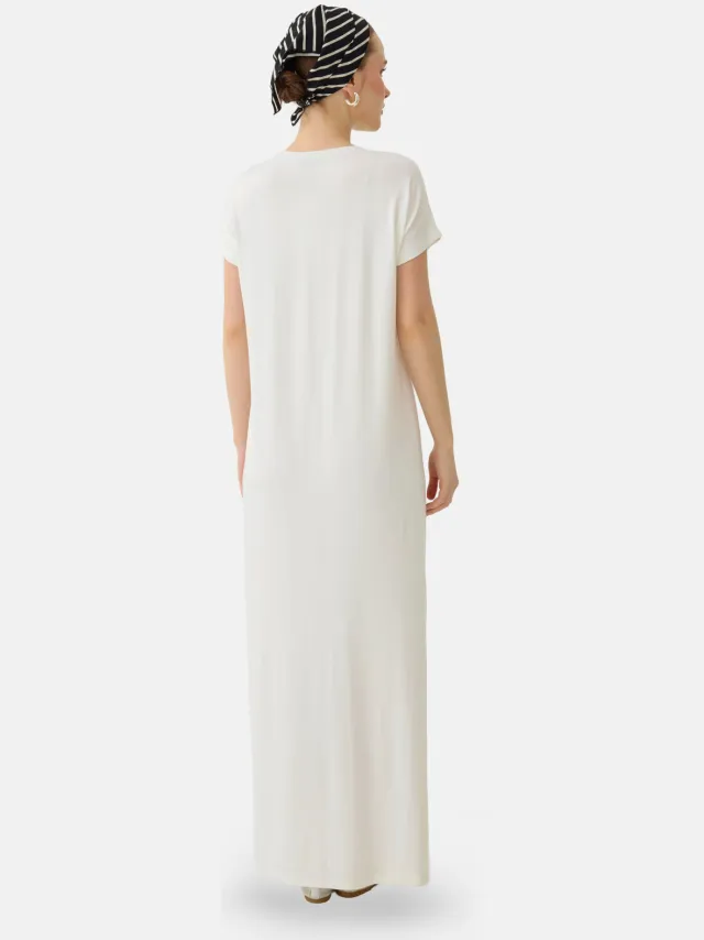 Benin Modest Dress Benin Crème