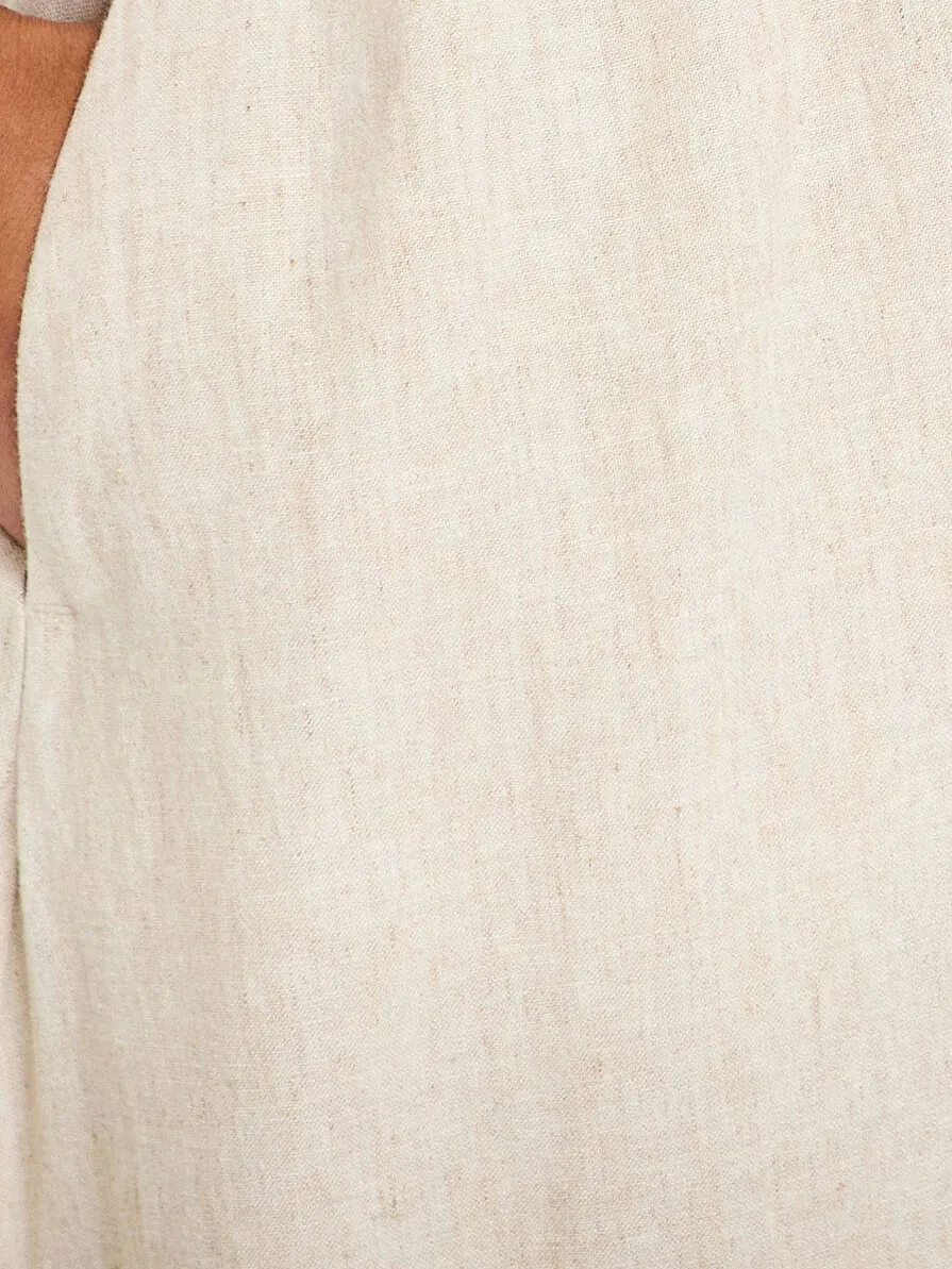 Cache Cache linnen blousejurk beige, foto 5