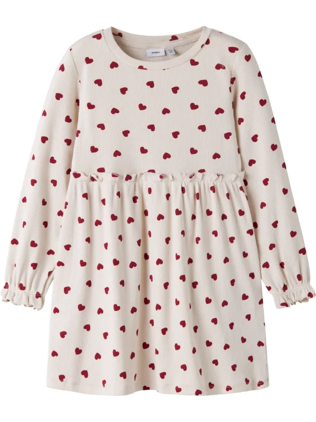 GUPPY GMFSIA LS RIB DRESS Meisjes Jurk Moonbeam