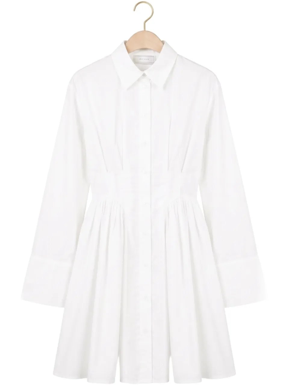 Neo Noir Dames Jurken Ulissa Poplin Shirt Dress - Wit, foto 2