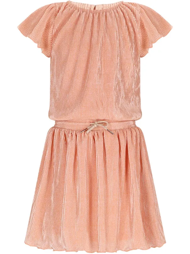 Nono N602-5800-268_146-152 Meisjes Jurk Mena Pale Blush Pink