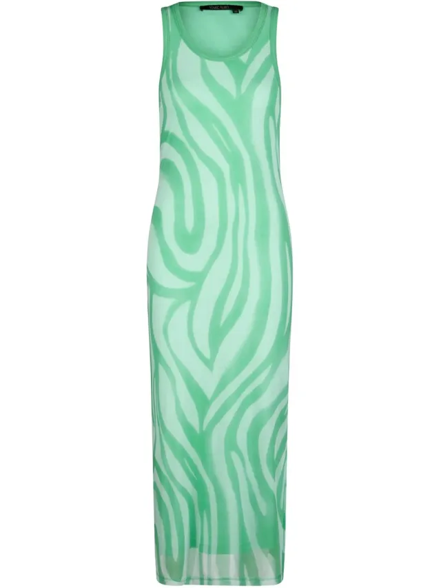 Marc Aurel groene midi jurk